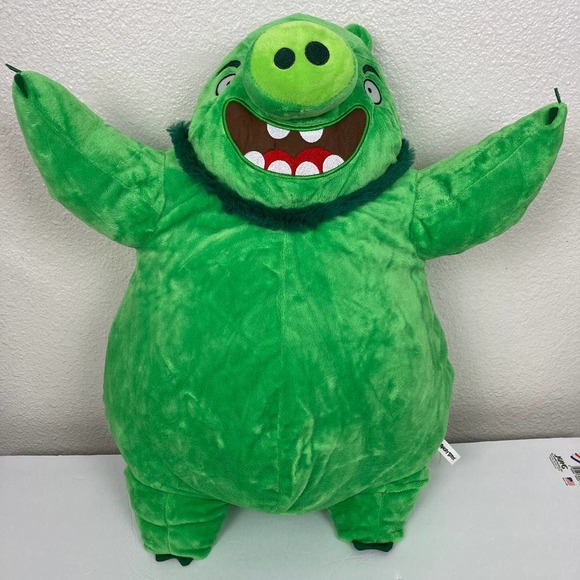 Angry Birds | Toys | Angry Birds Big Leonard Plush Toy Factory Green